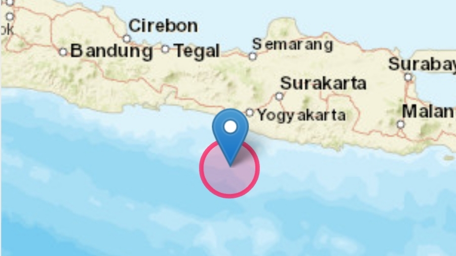 Gempa 6,4 Guncang Yogyakarta, Getarkan Hingga Tasikmalaya 86 km BaratDaya BANTUL-DIY