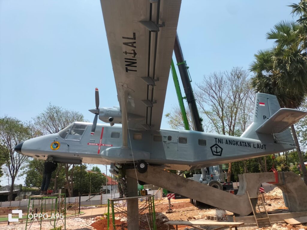 Monumen Nomad Hubah TNI AL di Tuban terpasang,Sabtu ,(28/9/24)(Foto: Dian/ Etara.id)