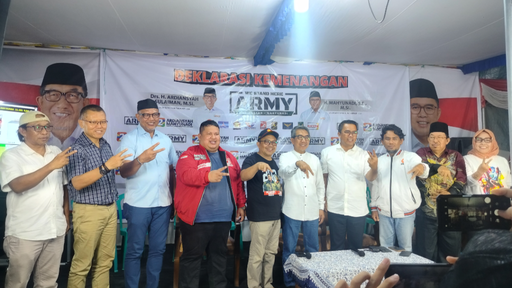 Army Deklarasi Kemenangan Pilkada Kutim 2024