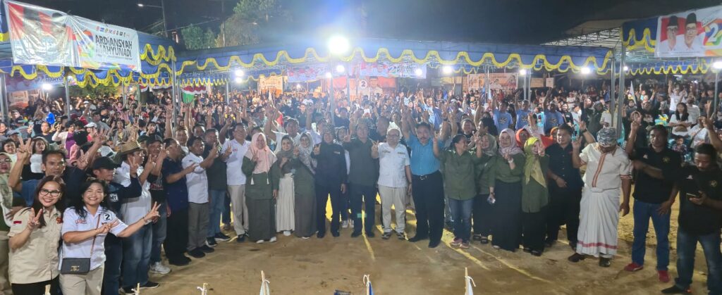 Suasana kampaye paslon no 2 Army