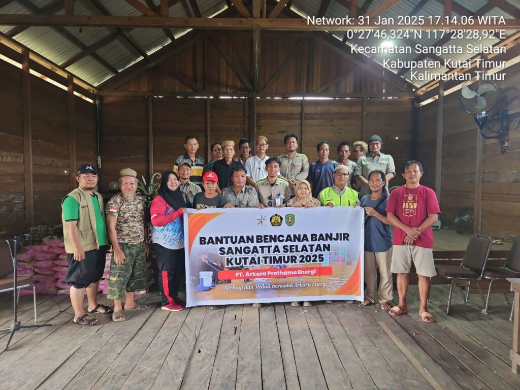 PT APE Salurkan Bantuan untuk Warga Terdampak Banjir di Sangatta Selatan
