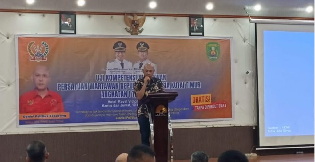 Daniel Politius Sebayang, Ketua Persatuan Wartawan Republik Indonesia (PWRI) Kutai Timur