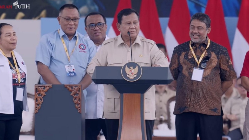 Janji Prabowo untuk Buruh di May Day 2026